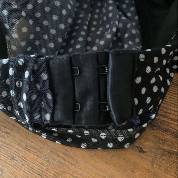 COCO Reef Bra Size Pinup Flowy Swim Polka Dot Tankini Top Sz 34D - Picture 5 of 6